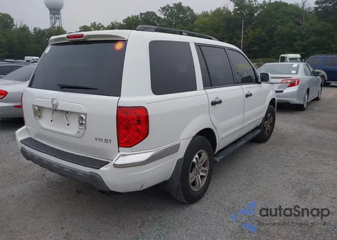 2004 Honda Pilot Ex-L из США, поврежденный, VIN 2HKYF18574H512001